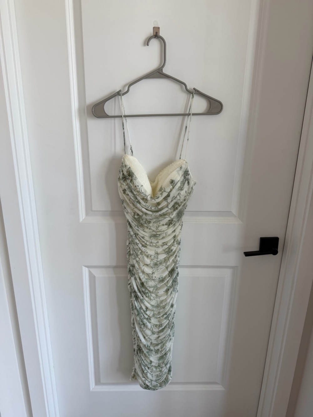 Windsor Floral Ruched Bodycon Dress